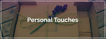 Personal touches
