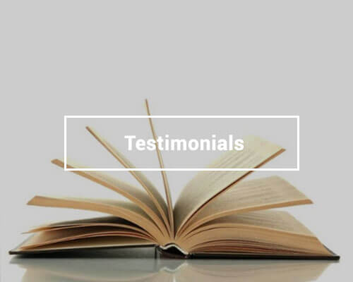 Client testimonials